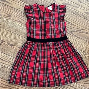 Plaid Red Kids Dress